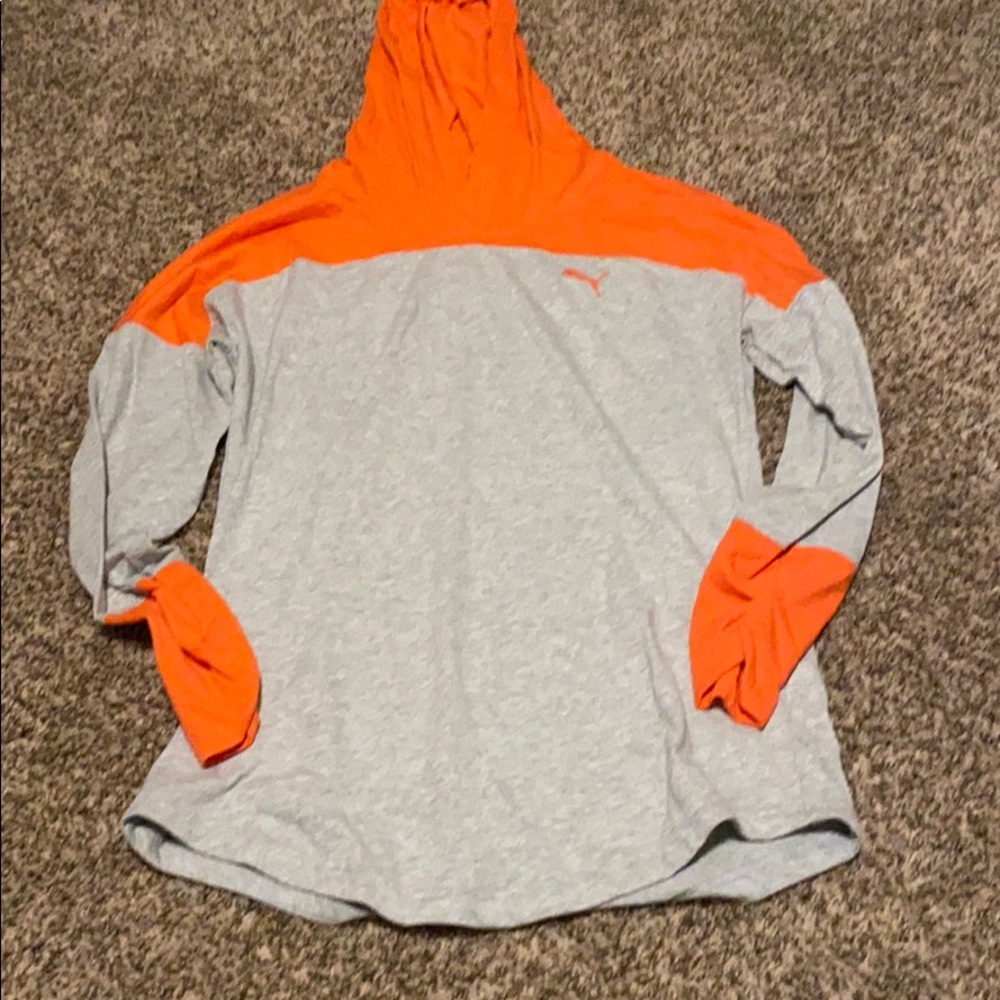 Puma long sleeve hoodie size medium